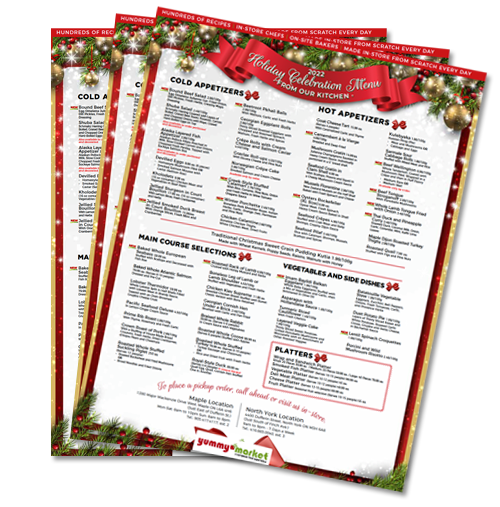 2022 Holiday Celebration Menu From our Kitchen