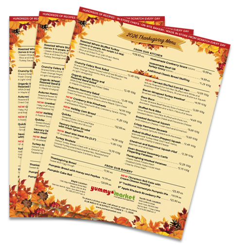 2026 Thanksgiving Menu